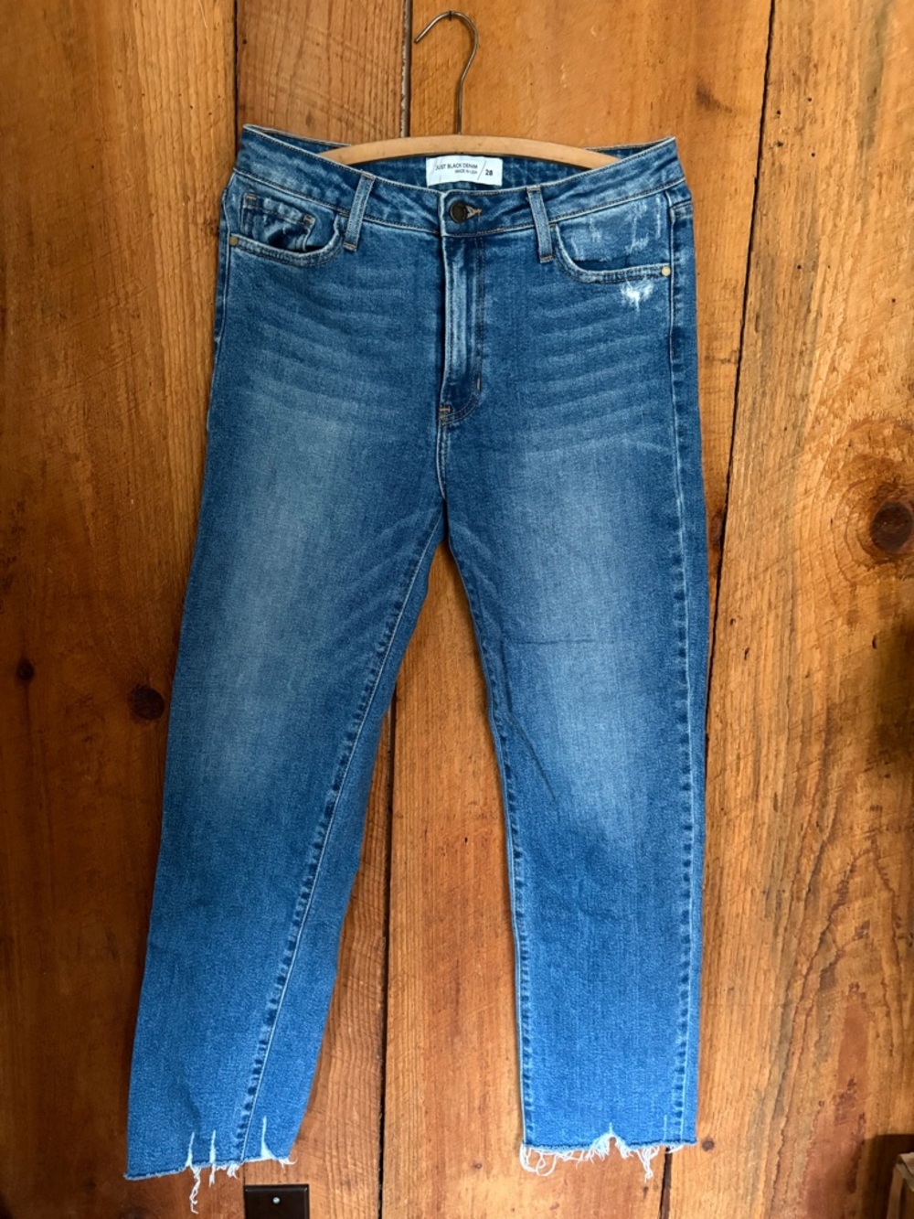 Just Black Denim Blue Jeans - 28